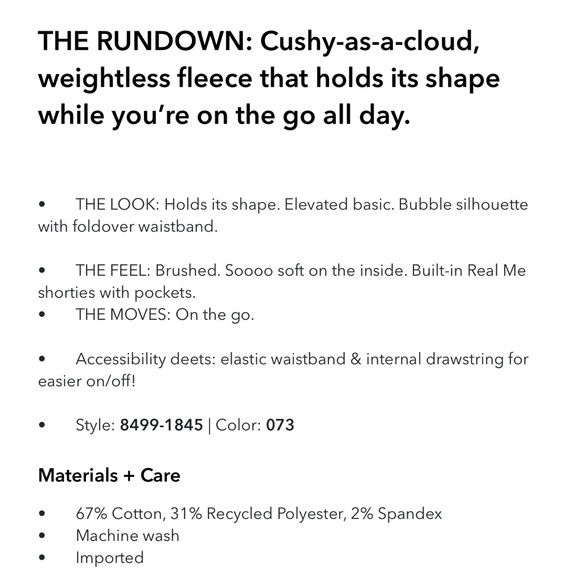 NWT OFFLINE By Aerie Cloud Fleece Bubble Skort NEW - Picture 6 of 6